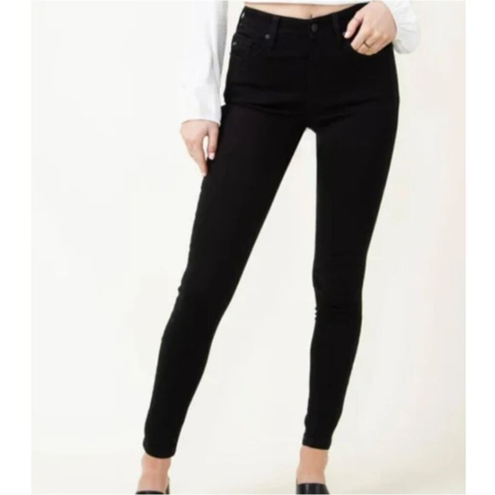 KANCAN Mid-rise Skinny Black Fade Denim Jeans Black Sz28